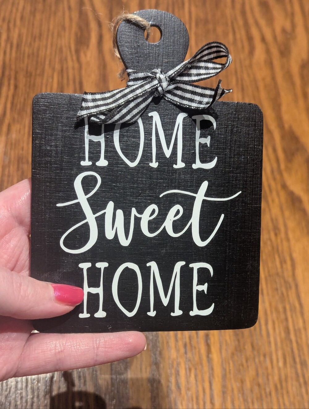 Home Sweet Home Small Wooden Sign Like New!